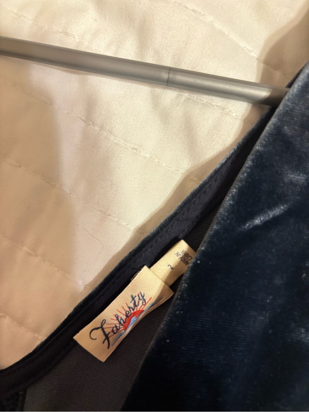 NWOT FAHERTY Alina Velvet Jumpsuit - Picture 6 of 7